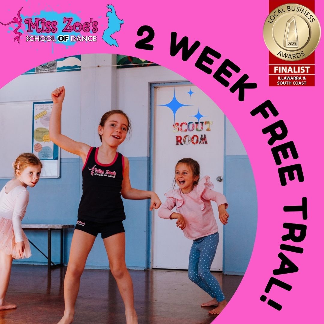 Join Miss Zoe’s School of Dance in Term 3 – Two week FREE trial now available! logo