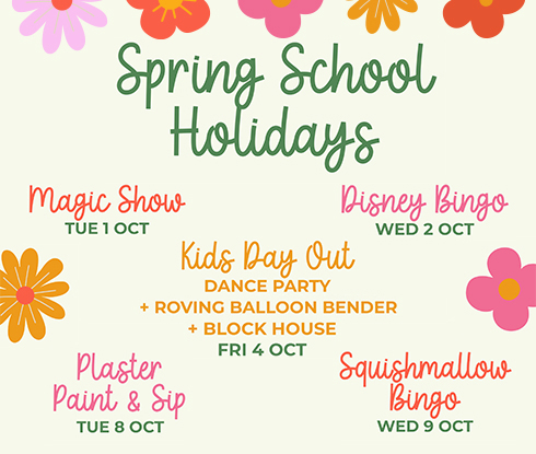 School Holiday Activities at The Shellharbour Club logo