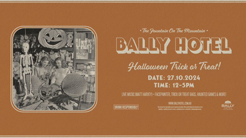 Halloween Trick or Treat - The Balgownie Hotel logo