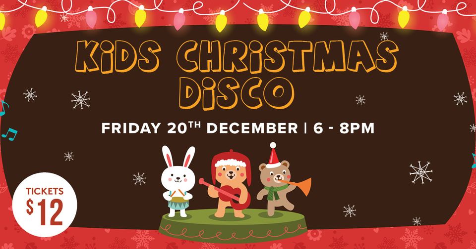 Kids Christmas Disco at The Frat logo