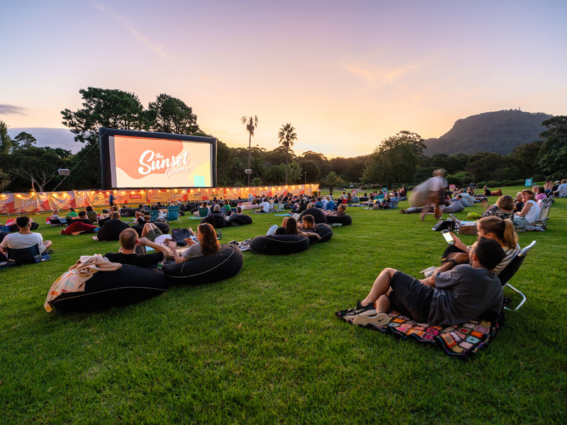 Sunset Cinema Wollongong is back for another unmissable summer of outdoor movies! logo