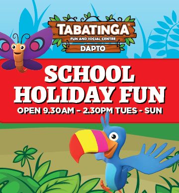 Summer School Holiday FUN at Tabatinga Dapto! logo