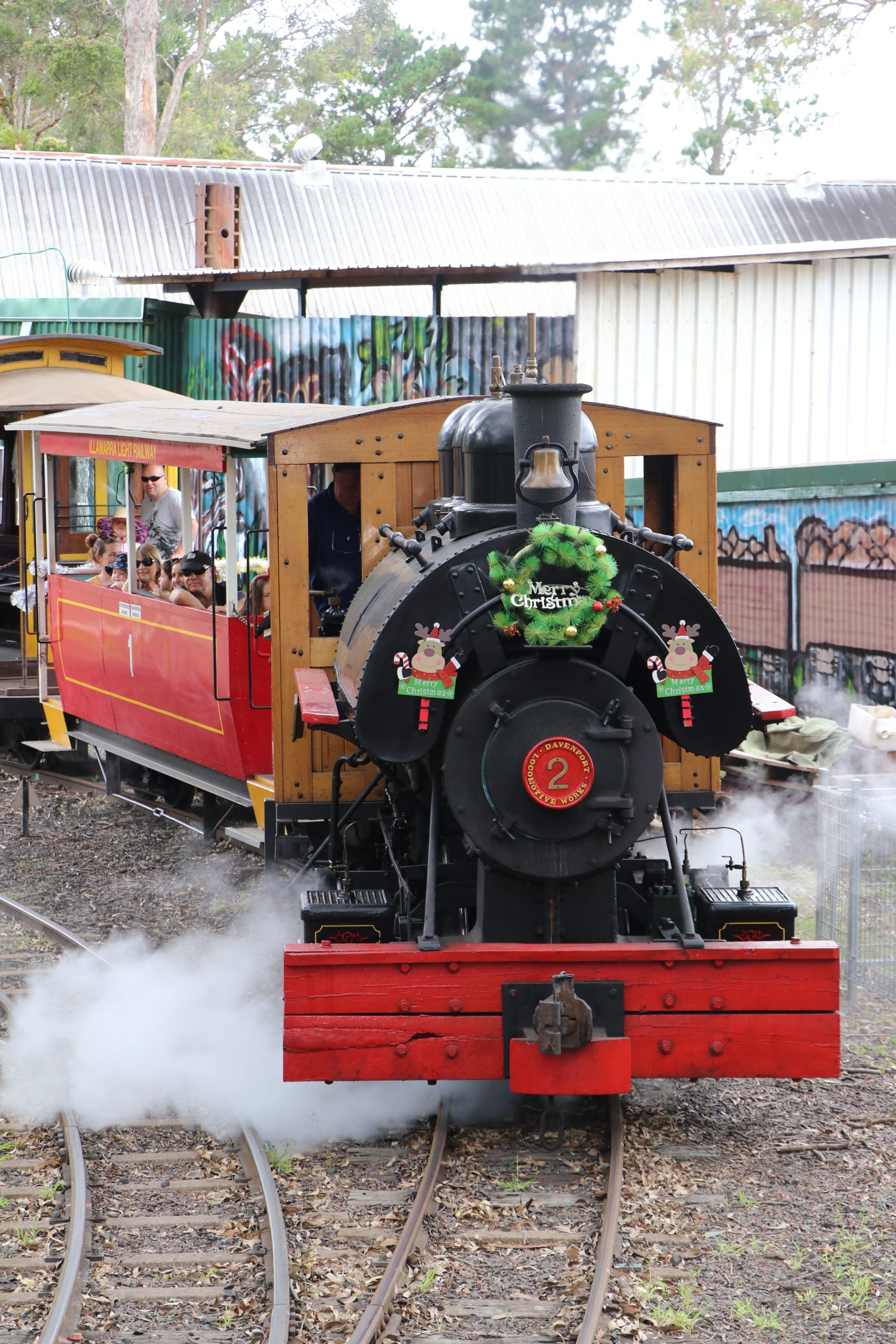 Ride the Christmas Train at the Illawarra Light Railway Museum logo