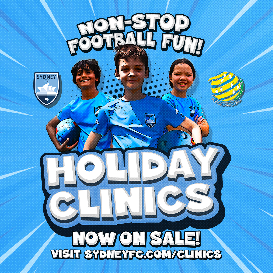 Sydney FC Wollongong School Holiday Clinics logo