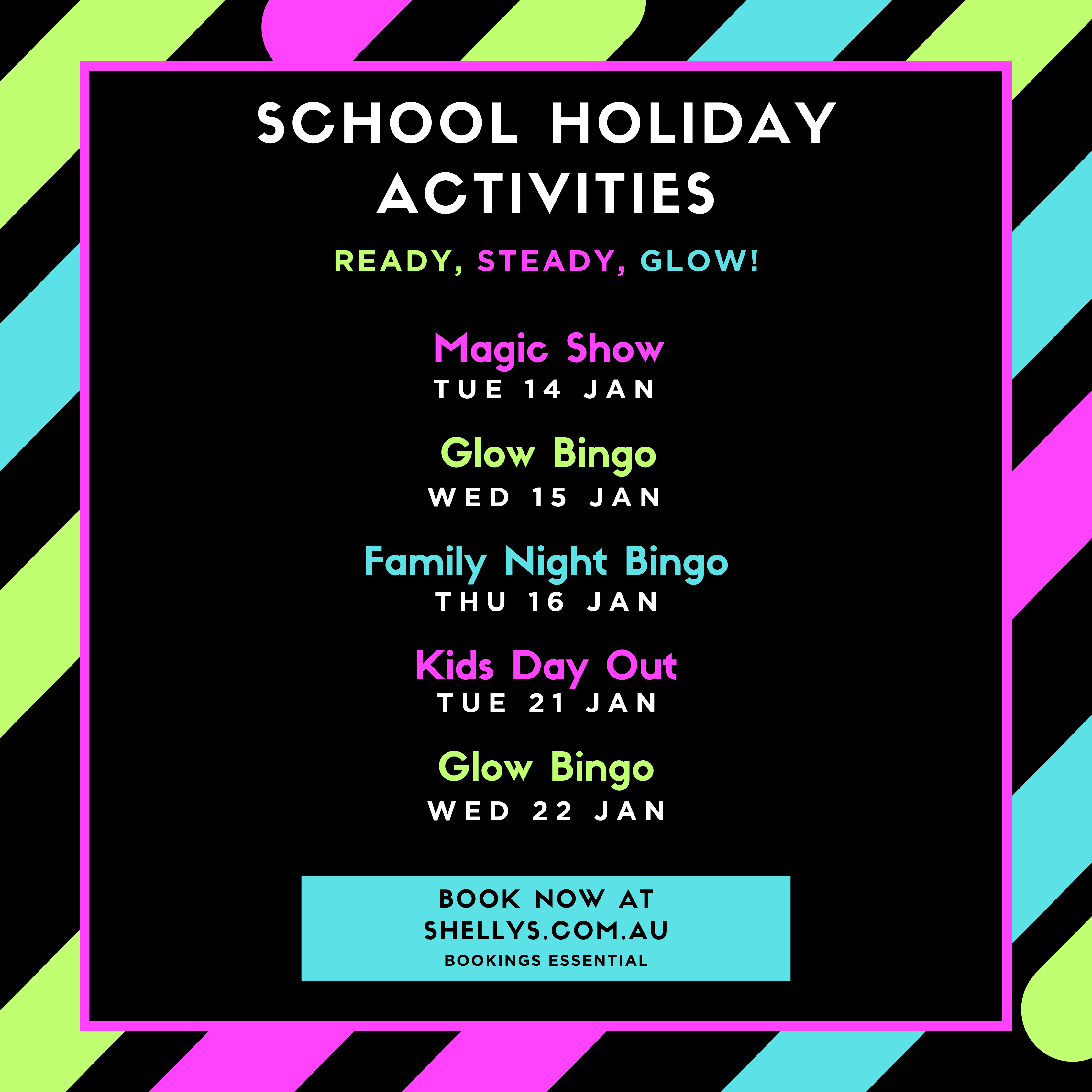 School Holiday Activities at The Shellharbour Club logo