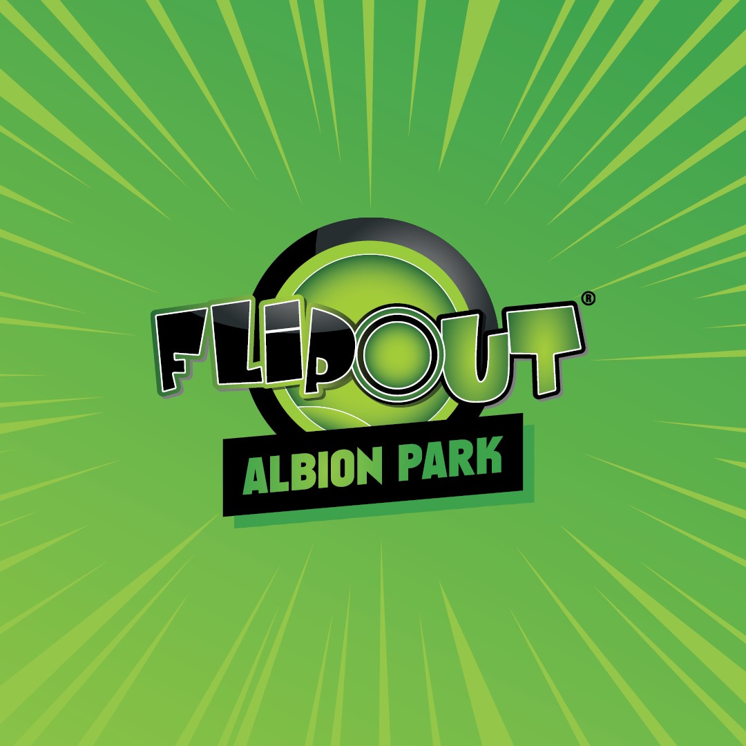 Jump into the excitement with Flip Out Albion Park's Discounted Sessions, Slushie Bundle & Xmas Gift Ideas! logo